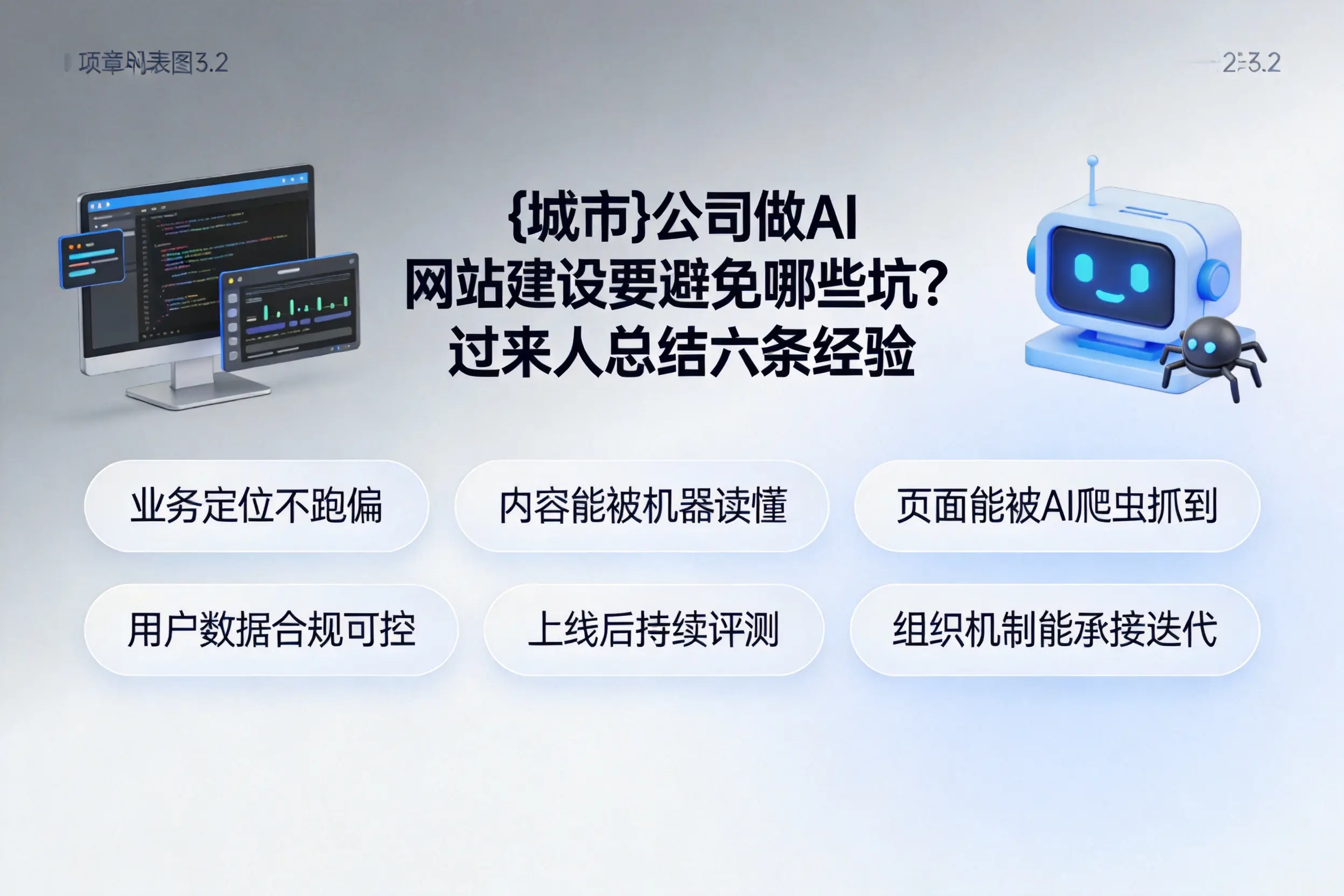 徐州公司做AI网站建设要避免哪些坑?过来人总结六条经验