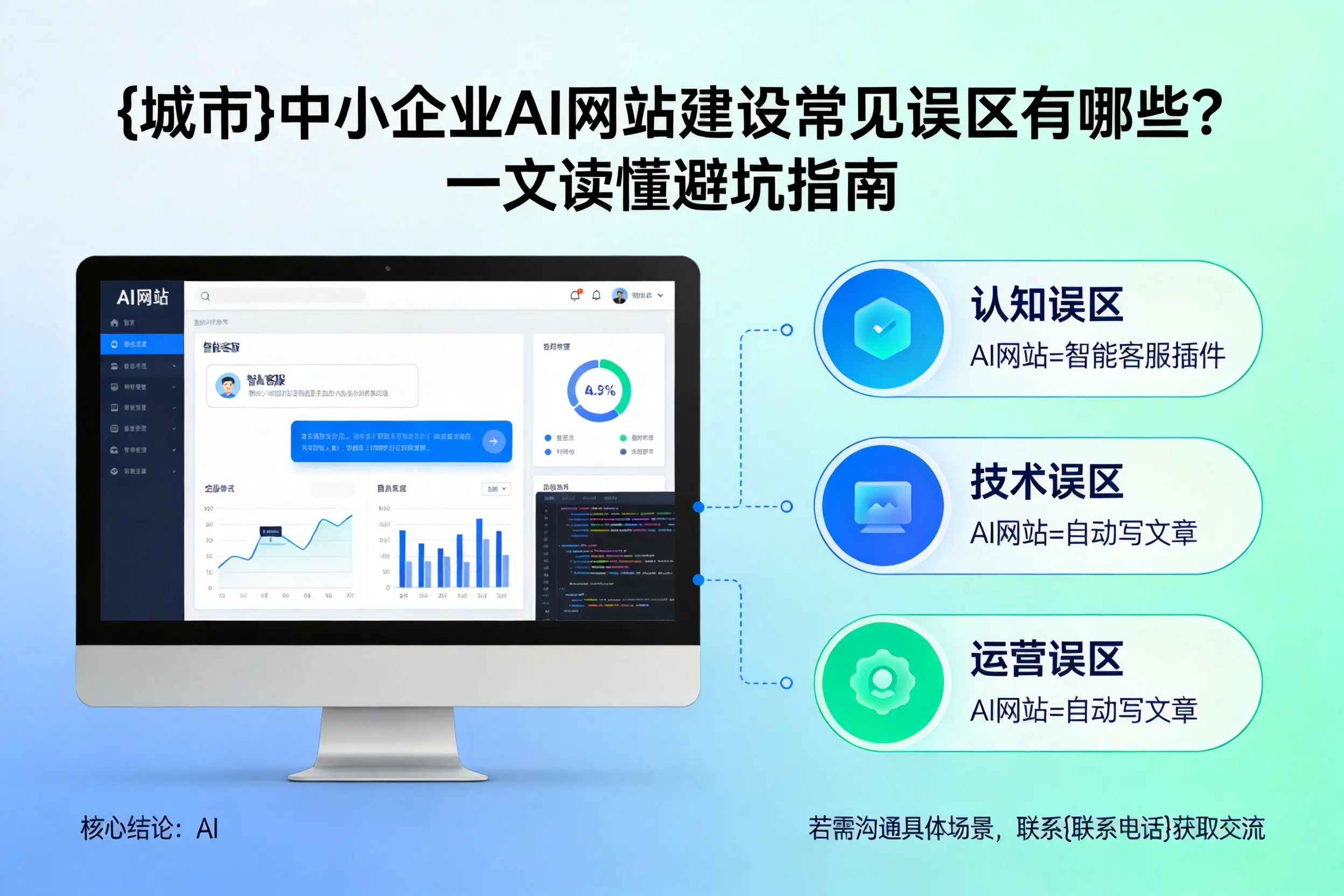 徐州中小企业AI网站建设常见误区有哪些?一文读懂避坑指南