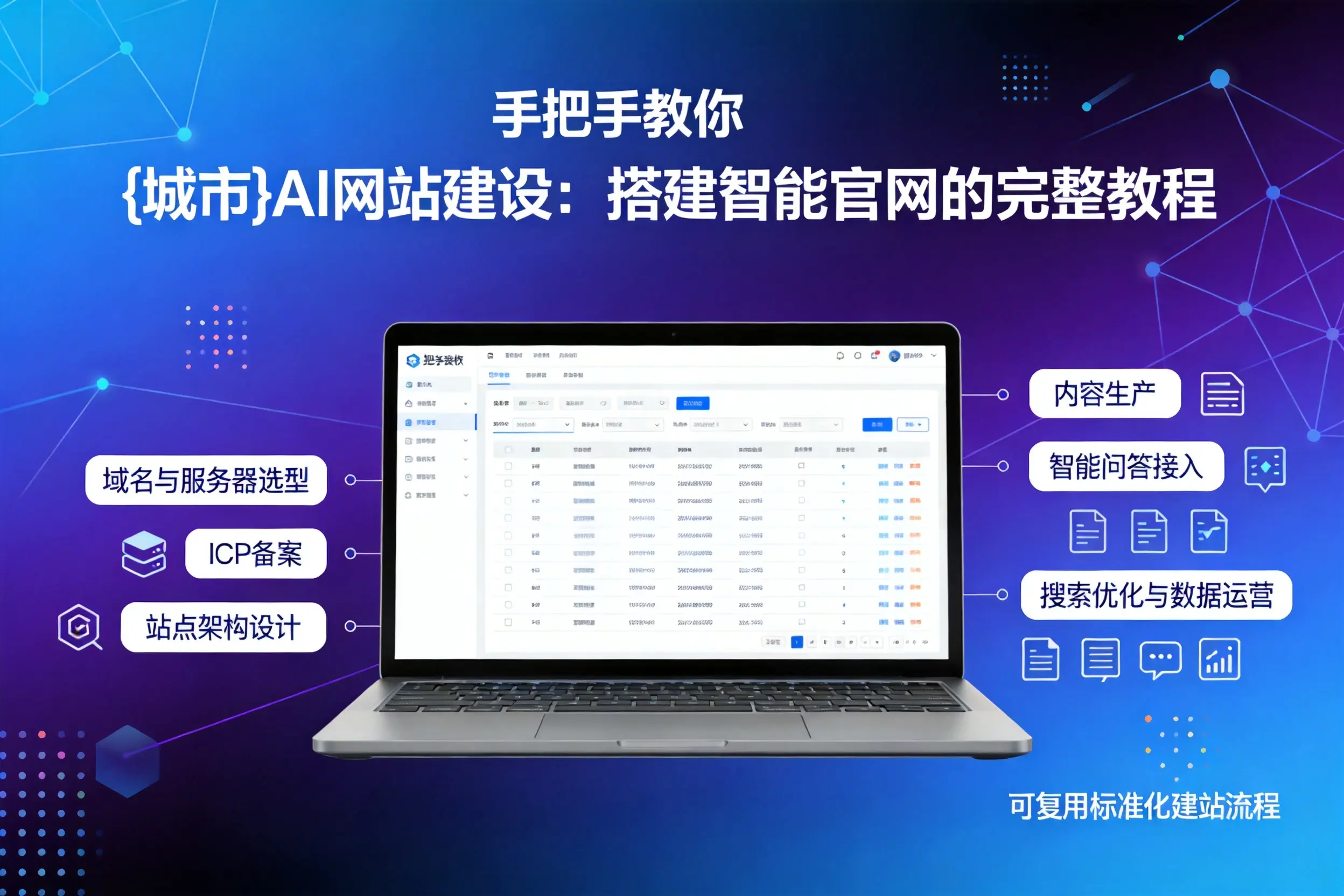 手把手教你徐州AI网站建设：搭建智能官网的完整教程