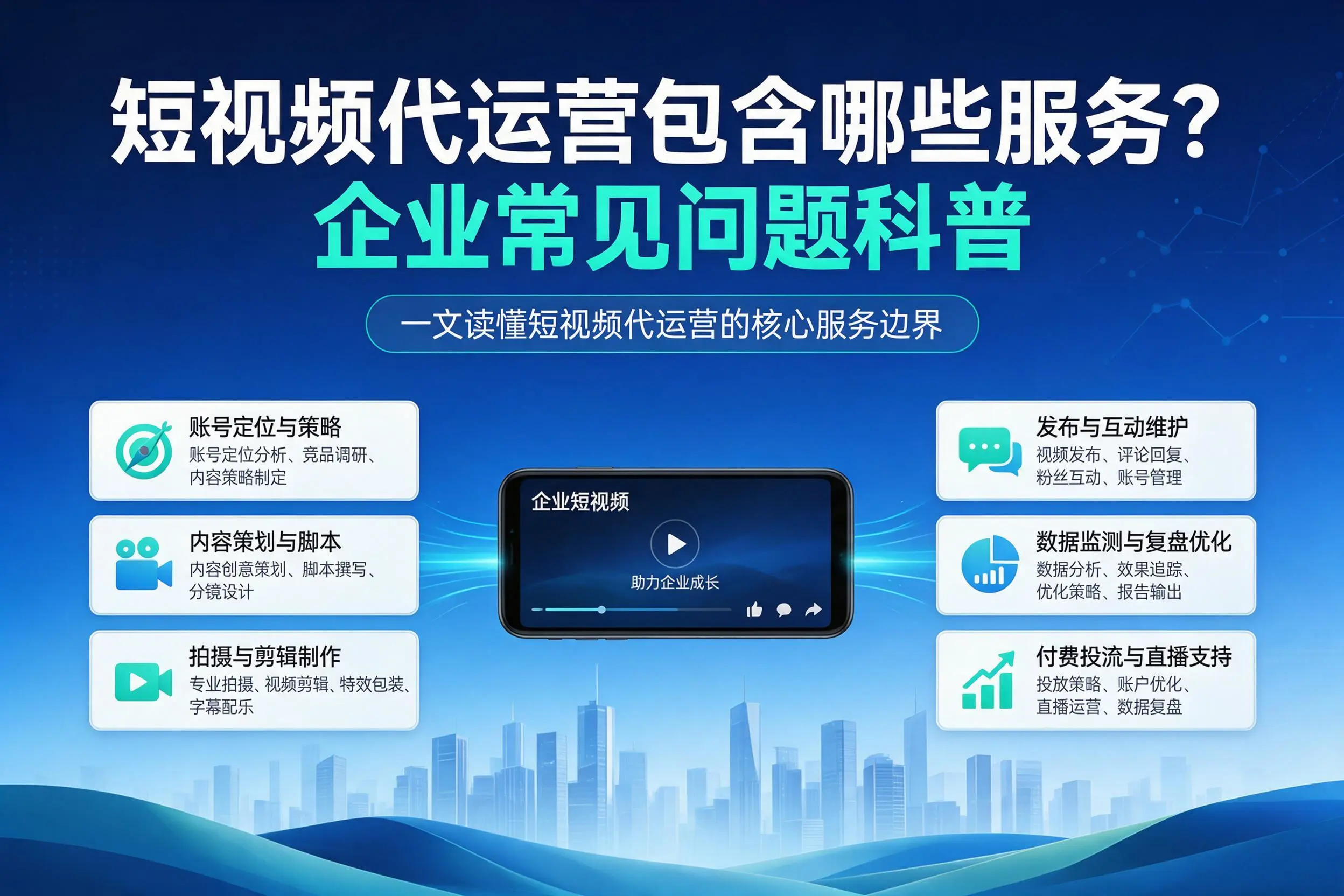 短视频代运营包含哪些服务?徐州企业常见问题科普