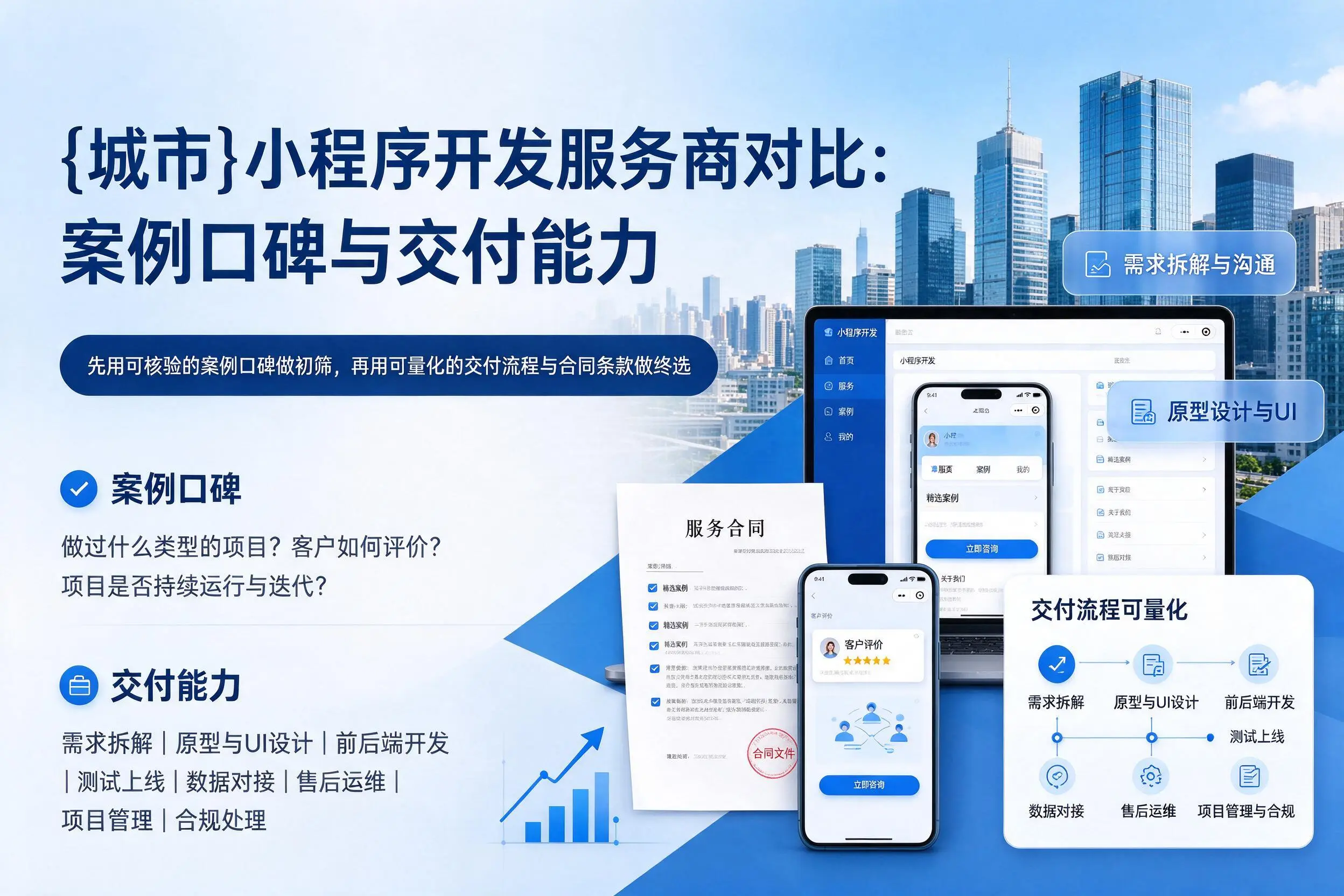 徐州小程序开发服务商对比:案例口碑与交付能力