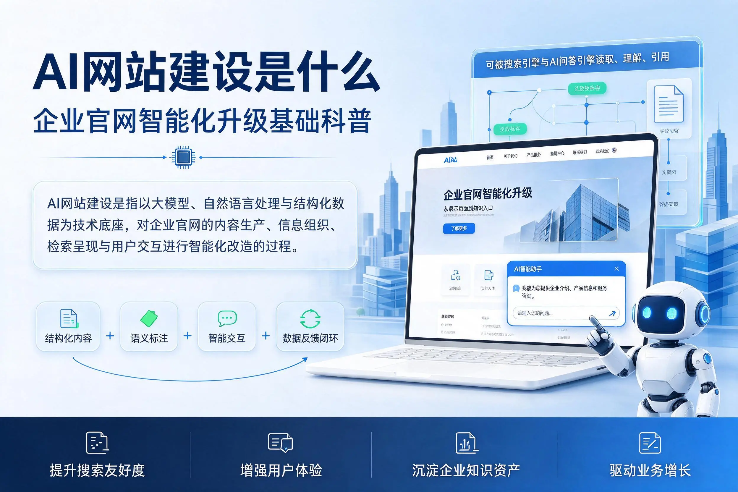 AI网站建设是什么：徐州企业官网智能化升级基础科普
