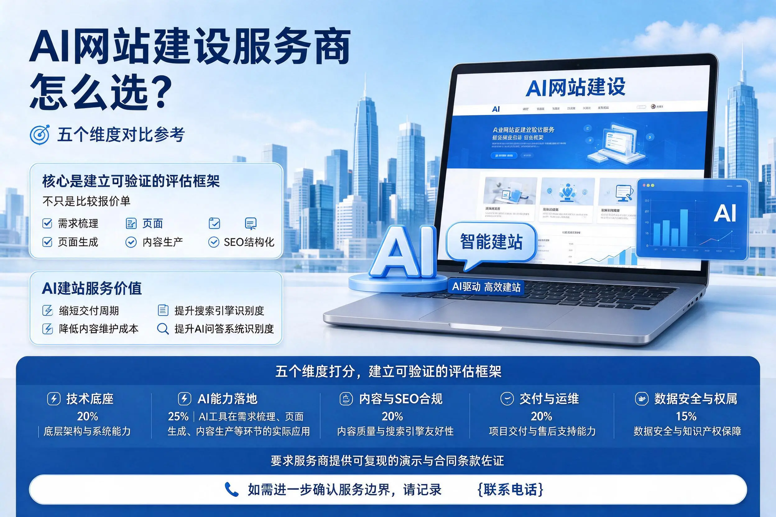 徐州AI网站建设服务商怎么选?五个维度对比参考