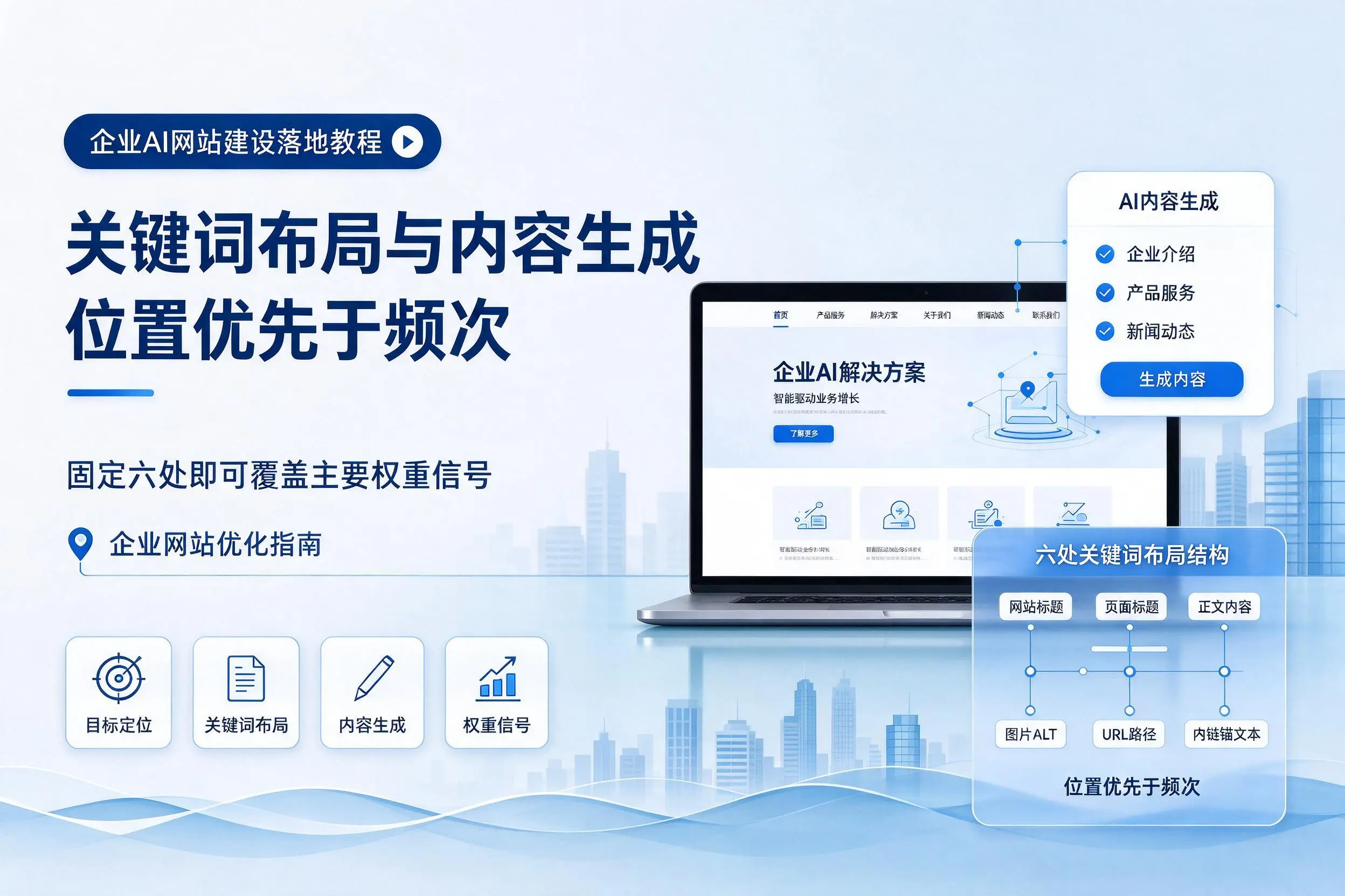 徐州企业AI网站建设落地教程：关键词布局与内容生成